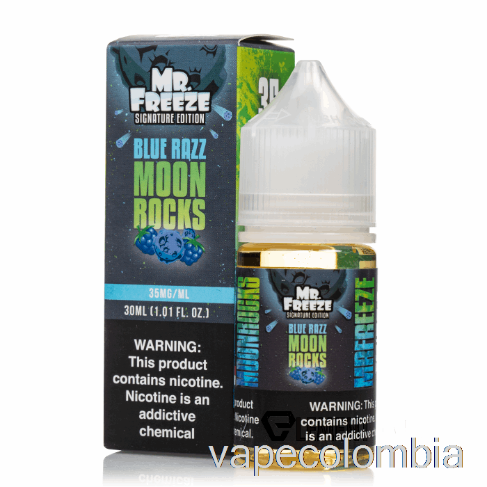 Vape Desechable Moonrocks - Blue Razz - Mr Frozen Salts - 30ml 35mg